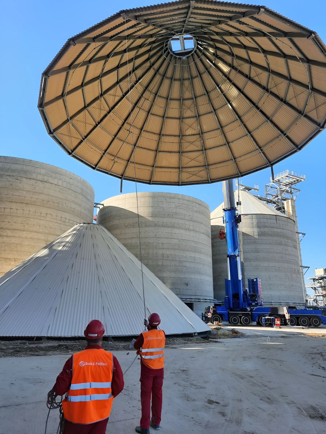 Монтаж силосов