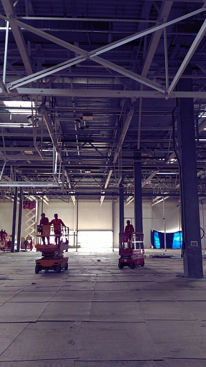 монтаж площадок обслуживания